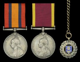 Pair: Ordinary Seaman H. E. Dye, H.M.S. Terrible, Royal Navy Queen's South Africa 1899-19...