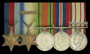 Five: Lieutenant-Commander P. R. K. Bell, Royal Navy 1939-45 Star; Atlantic Star, 1 clas...