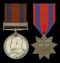 A Lloyd's Meritorious Service Medal pair awarded to 2nd Engineer A. Charters, Mercantile Mar...