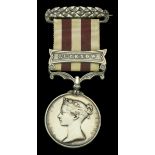 A most interesting Indian Mutiny medal awarded to William Green, Medical Staff Corps, who nu...