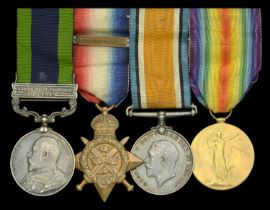 Four: Private J. Townsend, Royal Warwickshire Regiment India General Service 1908-35, 1 c...