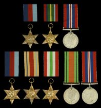 Family medals: Three: Gunner S. H. Brain, Royal Artillery, who was captured and taken Pri...