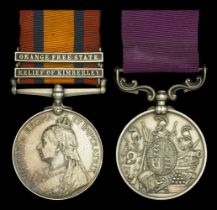 Pair: Battery Sergeant Major S. Whitehead, Royal Horse Artillery Queen's South Africa 189...