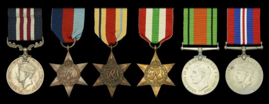 A Second War 1944 'Monte Cassino operations' immediate M.M. group of six awarded to Sergeant...