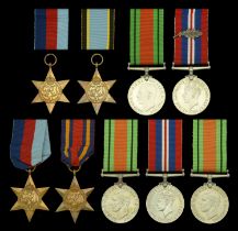 Family Group: Four: Corporal J. Godfrey, Royal Air Force, who was Mentioned in Despatches...