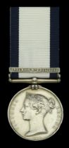 Naval General Service 1793-1840, 1 clasp, Endymion Wh President (Jno. Wm. Hall.) naming cont...