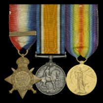 Three: Private H. Giles, Somerset Light Infantry and Machine Gun Corps 1914 Star, with cl...