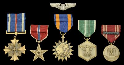 A United States of America Second War D.F.C. group of five awarded to J. White United Sta...