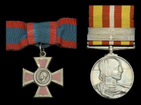 A Great War A.R.R.C. pair awarded to Mrs. Nesta F. Williams, Voluntary Aid Detachment, later...