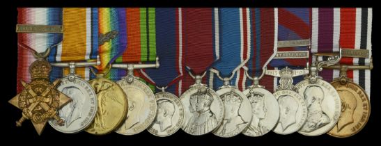 A Second War R.V.M. group of eleven awarded to Warrant Officer Class I F. Wylde, Office Keep...