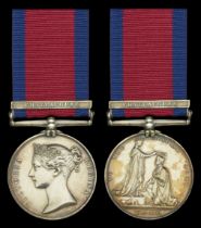 The Military General Service Medal for Chateauguay awarded to Private Pierre Langevin, 1st S...