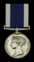 Royal Navy L.S. & G.C., V.R., narrow suspension, engraved naming (Hy. Bryan Drumr. 22nd. Co....
