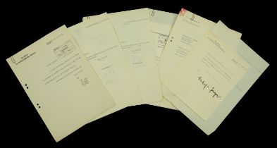 Martin Bormann Birthday Greetings Documents. 6 individual letters to Martin Bormann on his...