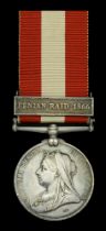 Canada General Service 1866-70, 1 clasp, Fenian Raid 1866 (Sergeant R. Clarke, Mount Forest...