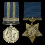 Pair: Driver W. Grigglestone, Royal Horse Artillery Egypt and Sudan 1882-89, dated revers...