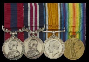 A fine Great War 'Western Front' D.C.M. and 'Passchendaele' M.M. group of four awarded to Ac...