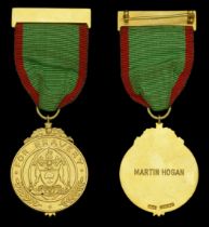 Corporation of Glasgow Bravery Medal, 3rd type, gold (9ct., 12.64g) (Martin Hogan) hallmarks...