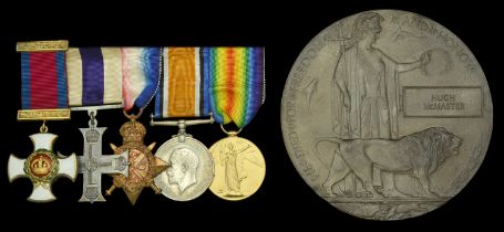 A Great War 'Western Front' D.S.O., M.C. group of five awarded to Major H. McMaster, Royal F...