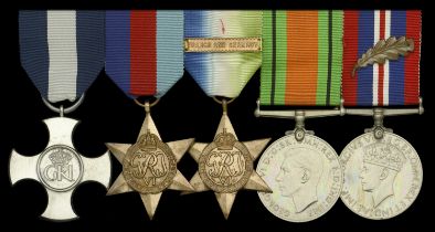 A Second War 'D-Day' D.S.C. group of five awarded to Acting Commander L. R. Curtis, Royal Na...