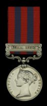 India General Service 1854-95, 1 clasp, Burma 1885-7 (527 Pte. W. H. Squire 2d Bn. Som L.I.)...