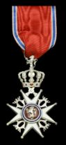 Norway, Kingdom, Order of St Olav, 2nd type, Civil Division, Knight's breast badge, 66mm inc...