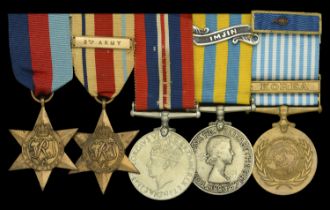Five: Private G. Cox, Royal Sussex Regiment, attached Gloucestershire Regiment in Korea 1...