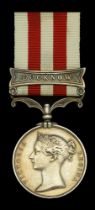 Indian Mutiny 1857-59, 1 clasp, Lucknow (Gunr. Martin Mc.Donald, 1st. Bde. Bengl. H.Art.) li...