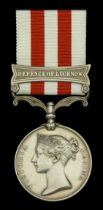 Indian Mutiny 1857-59, 1 clasp, Defence of Lucknow (Pte. Wm. Smith, 32 Ft.) a post-1873 late...