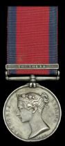 Military General Service 1793-1814, 1 clasp, Toulouse (D. Wheelton, R. Arty. Drivers.) edge...