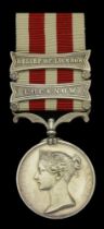 Indian Mutiny 1857-59, 2 clasps, Relief of Lucknow, Lucknow (Geo. Souter, 93rd. Highlanders)...