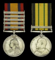 Pair: Gunner P. Wainwright, Royal Field and Royal Horse Artillery Queen's South Africa 1...