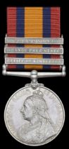 Queen's South Africa 1899-1902, 3 clasps, Relief of Kimberley, Orange Free State, Transvaal...
