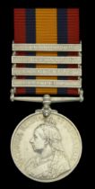 Queen's South Africa 1899-1902, 4 clasps, Cape Colony, Paardeberg, Driefontein, Johannesburg...