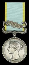 Crimea 1854-56, 1 clasp, Sebastopol (Lt. Col. Maxwell. 46th. Regt.) contemporarily engraved...