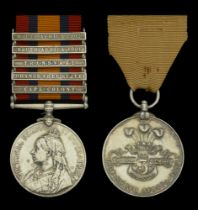 Pair: Corporal S. T. Dickinson, Imperial Yeomanry Queen's South Africa 1899-1902, 5 clasp...