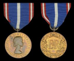 Royal Victorian Medal, E.II.R., 2nd issue, bronze, unnamed as issued, on Associate's riband,...