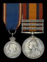 A 'Royal Funeral' R.V.M. Pair awarded to Sergeant H. Pettit, Coldstream Guards, who was pers...