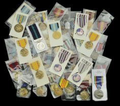 United States of America, a selection of mainly Second World War and later medals, both camp...