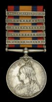 Queen's South Africa 1899-1902, 5 clasps, Modder River, Paardeberg, Driefontein, Transvaal,...