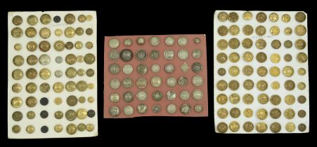 Military Buttons. A good selection, including Officers Victorian post-1881, East Surrey Reg...