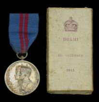 The Delhi Durbar Medal attributed to J. P. Orr, Esq., C.S.I., C.B.E., Indian Civil Service...