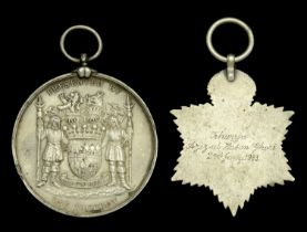 Earl of Willingdon's Viceroy Presentation Medal 1931, the obverse featuring conjoined busts...