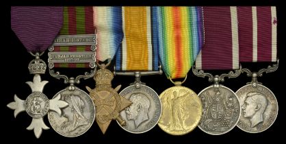 An Inter-War M.B.E. group of seven awarded to Captain and Quarter-Master John Sandilands, Ea...