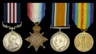 A Great War 'Western Front' M.M. group of four awarded to Sergeant G. W. Tralan, â€œCâ€ Battery...