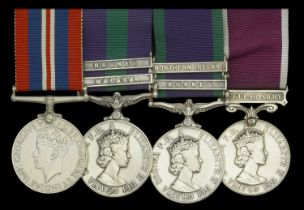 Four: Lieutenant P. B. Tester, Royal Artillery War Medal 1939-45; General Service 1918-6...