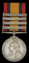 Queen's South Africa 1899-1902, 4 clasps, Tugela Heights, Relief of Ladysmith, Transvaal, La...