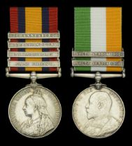 Pair: Sergeant A. Jackson, Duke of Cornwall's Light Infantry Queen's South Africa 1899-19...