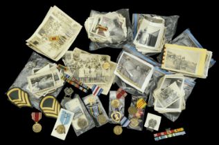 An extremely well-documented United States of America Silver Star and Purple Heart group of...