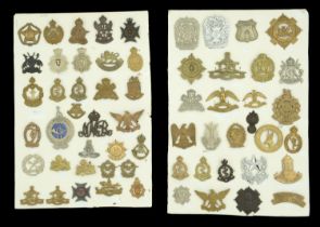 South African Military Badges. A good selection, including Natal Mounted Rifles, Railway an...