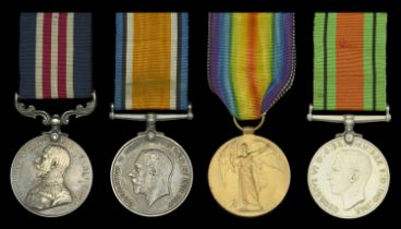 A Great War 'Western Front' M.M. group of four awarded to Corporal A. Lee, West Riding Regim...